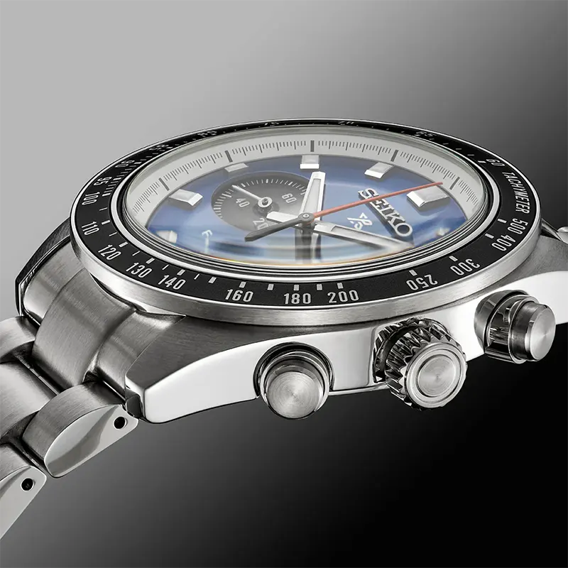 Seiko Prospex Speedtimer Solar Special Edition Blue Dial Men's Watch- SSC931
